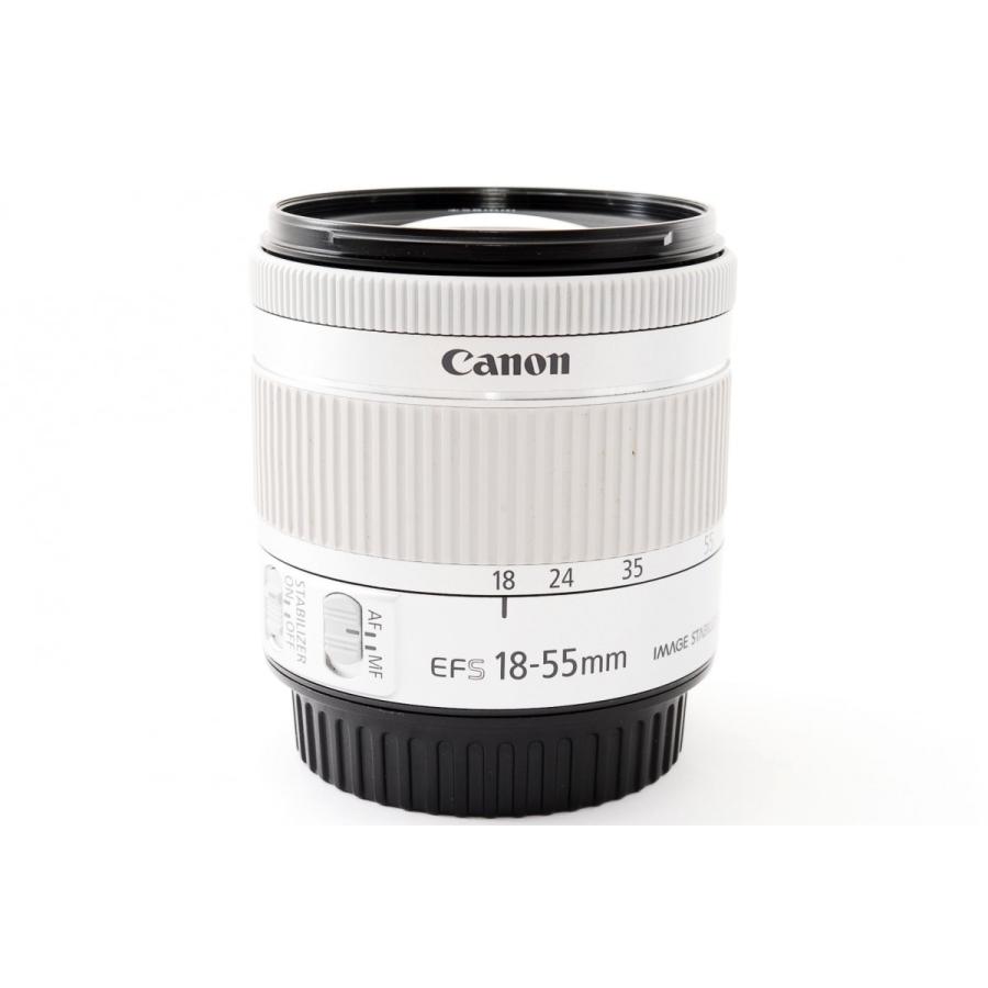 キヤノン Canon EF-S 18-55mm F/4-5.6 IS STM シルバー 美品 EF-S