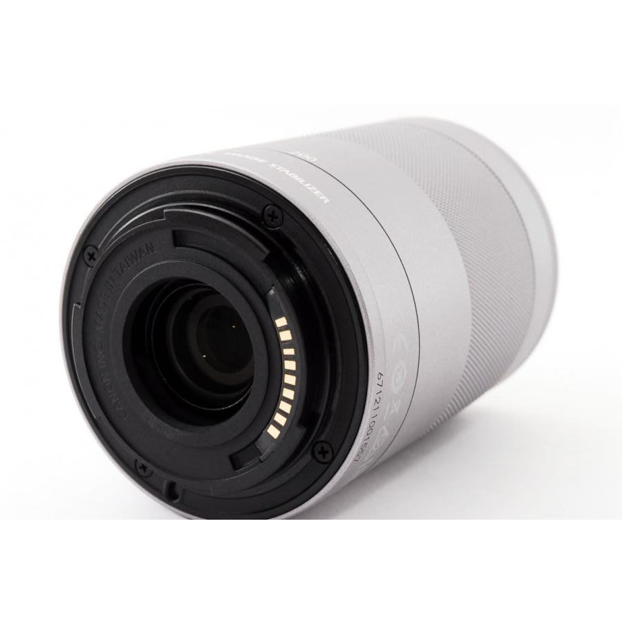 Canon - 超美品⭐️canon ef m 55-200mm IS STM 望遠レンズ キヤノン Canon EF-M 55-200mm F4.5-6.3 IS STM シルバー 美品
