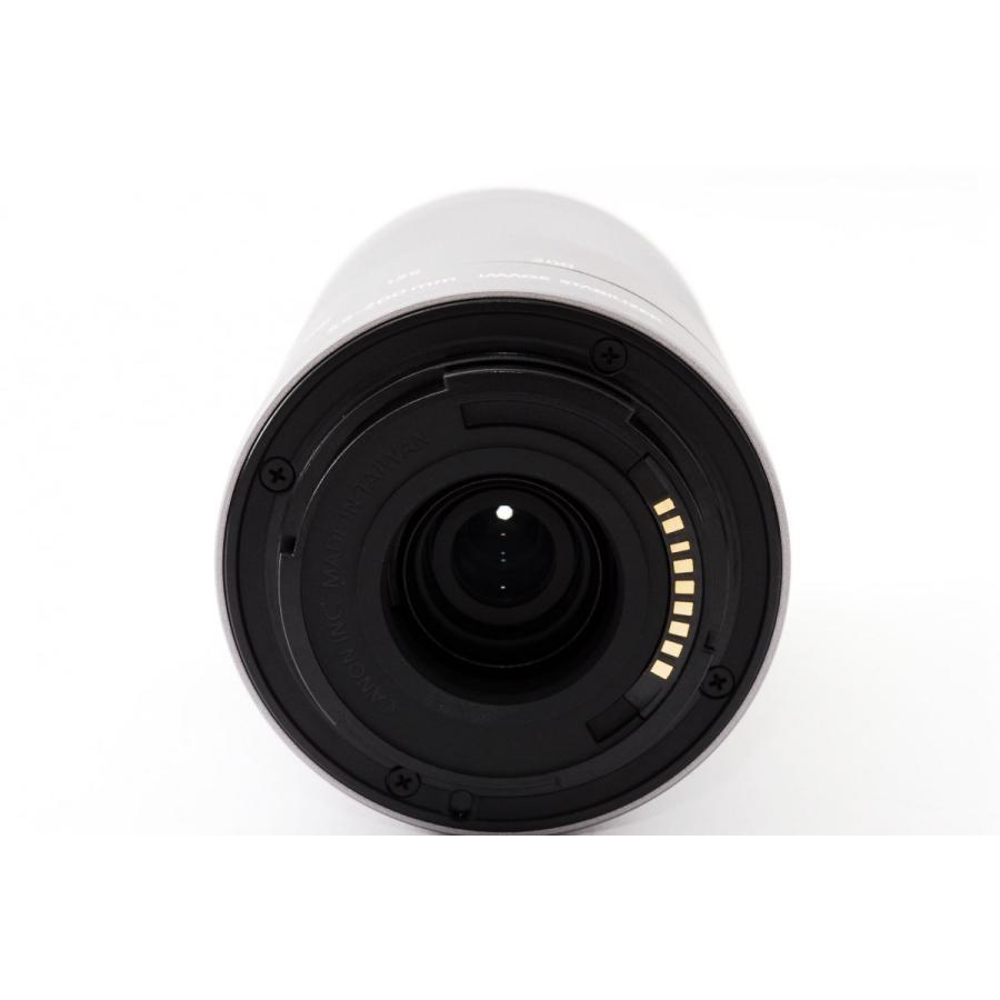 キヤノン Canon EF-M 55-200mm F4.5-6.3 IS STM シルバー 美品