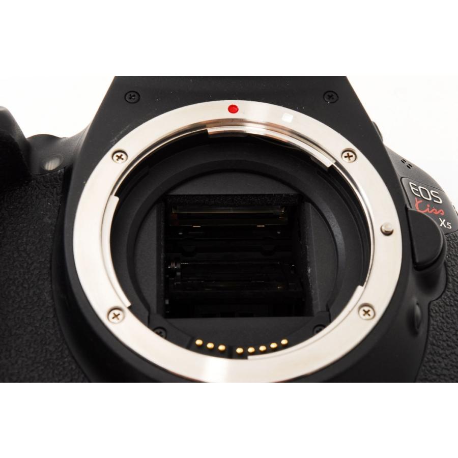 キヤノン Canon EOS Kiss X5 レンズセット 美品 SDカード付き