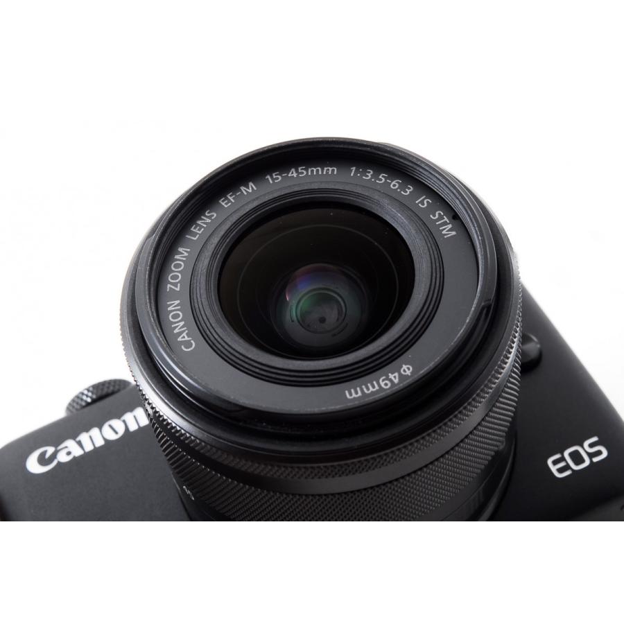 キヤノン Canon EOS M10 レンズキット ブラック 美品 新品 SDカード 