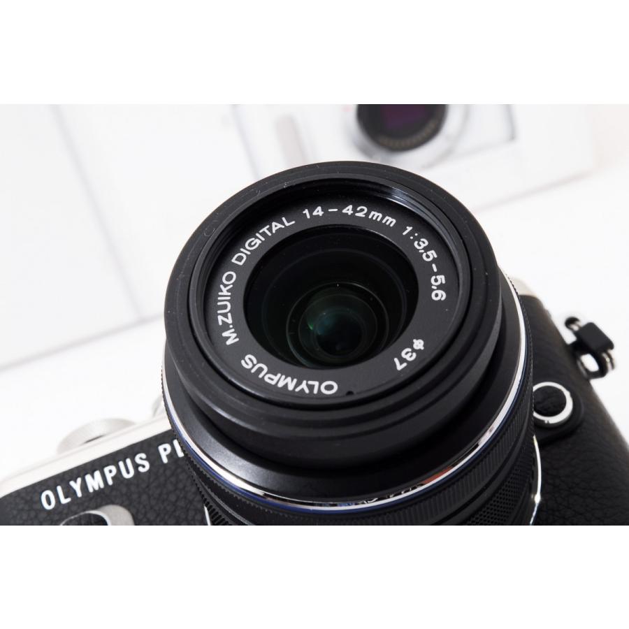 オリンパス OLYMPUS E-PL8 ブラック レンズキット 美品 史上最高
