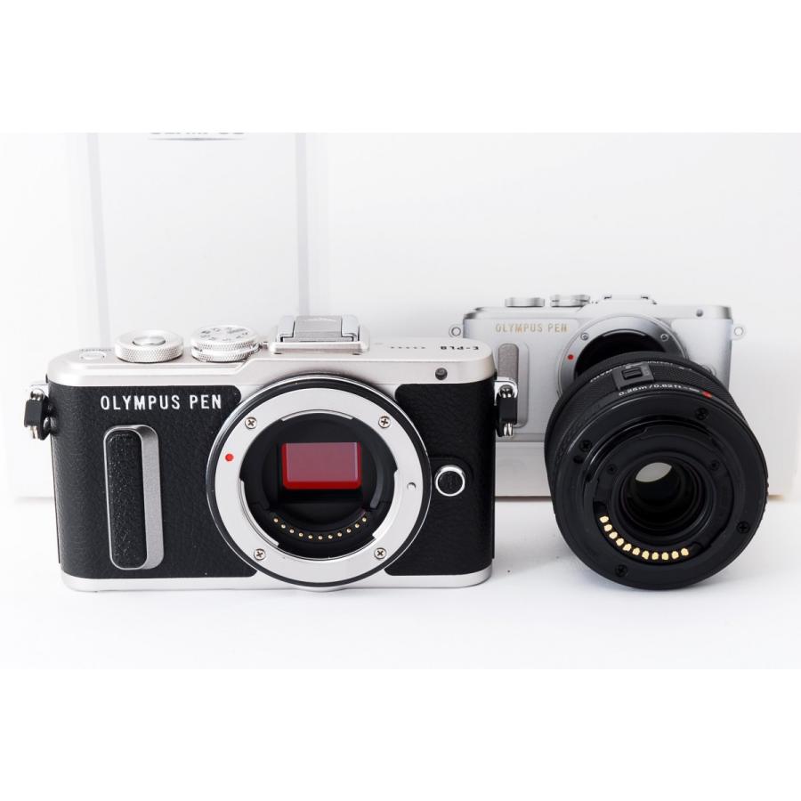 美品箱付☆OLYMPUS PEN E-PL8 ブラック　オリンパス カメラ OLYMPUS PEN オリンパス ミラーレス E-PL8 レンズキット