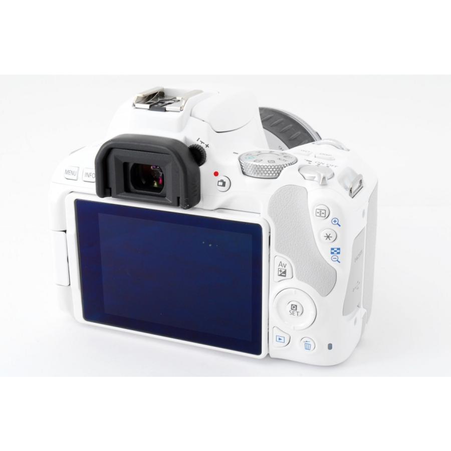 キヤノン Canon EOS Kiss X9 ホワイト レンズセット 美品 SD