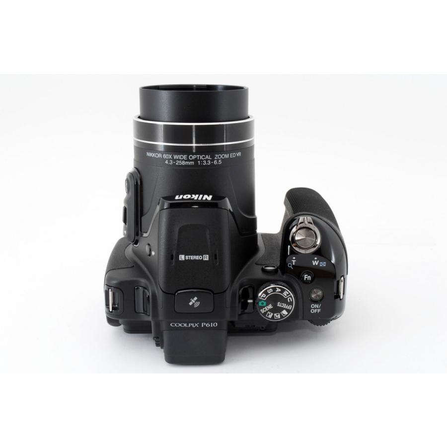 ニコン Nikon COOLPIX P610 ブラック 美品 光学60倍ズーム 1605万画素 SDカード <プレゼント包装承ります>｜camera-fanksproshop｜06