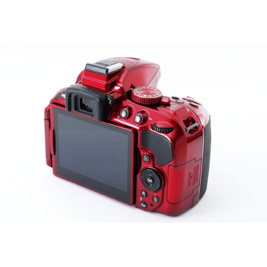 ニコン Nikon D5300 ダブルズームセット レッド 美品 SDカードストラップ付き <プレゼント包装承ります>｜camera-fanksproshop｜05