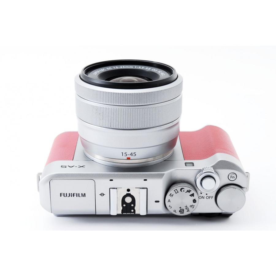 FUJIFILM X-A5 レンズキット ピンク 美品 SDカード付 動作確認済み 1ヶ月保証付 小型軽量 ミラーレスの画像
