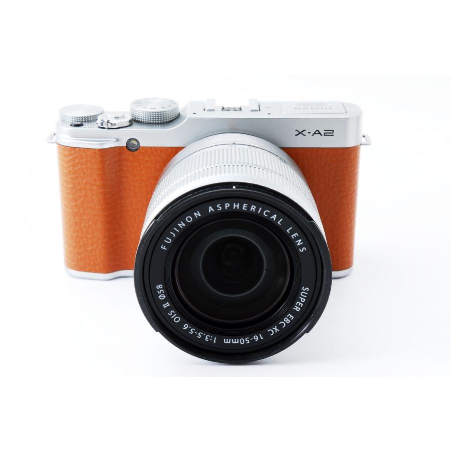 Fujifilm X-A2 ブラウン レンズキット☆極上美品☆小型・軽量ボディ