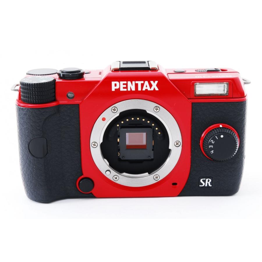 ペンタックス PENTAX Q10 レンズキット レッド 美品 SDカード