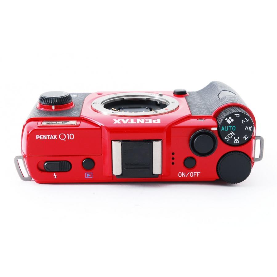 ペンタックス PENTAX Q10 レンズキット レッド 美品 SDカード