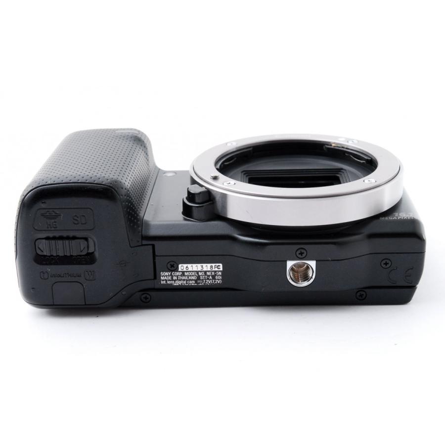 SONY ソニー NEX-5N ブラック レンズキット 美品 外付けフラッシュ