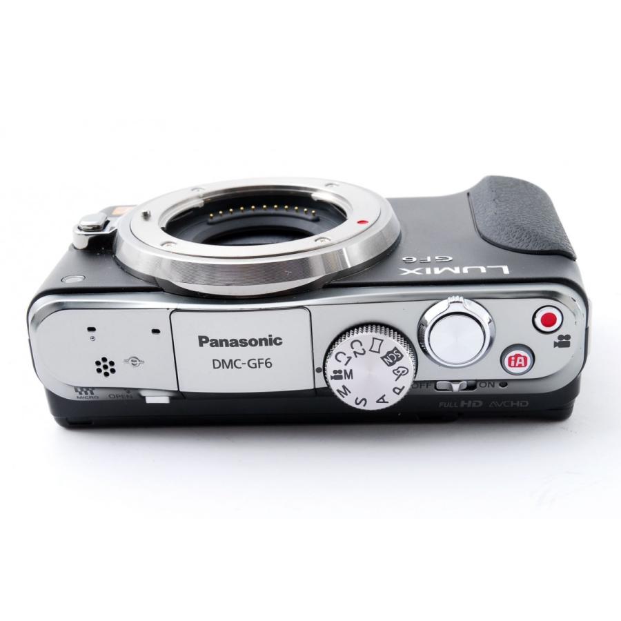 美品 Panasonic ミラーレス一眼 LUMIX DMC-GF6 レンズ Panasonic（パナソニック） DMC-GF6 ブラック レンズセット 美品
