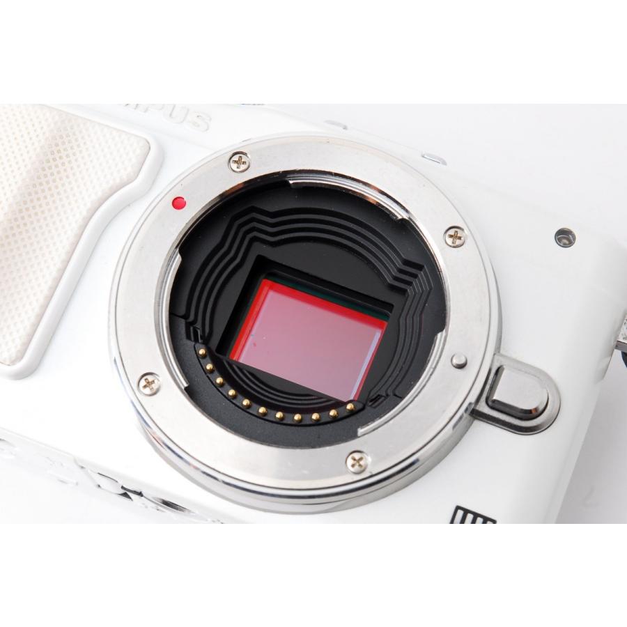 オリンパス OLYMPUS E-PL6 ホワイト レンズキット 美品 SDカード