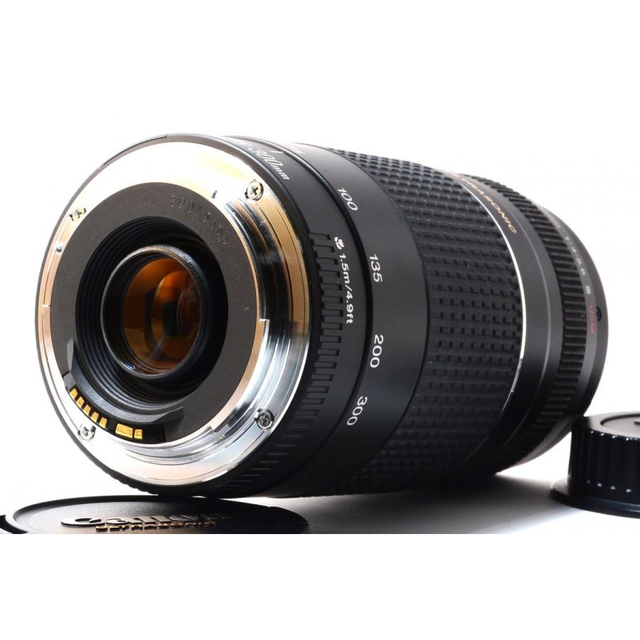 キヤノン Canon EF 75-300mm f/4-5.6 III 美品 EFマウント 望遠ズーム 前後キャップ付き :47:カメラ