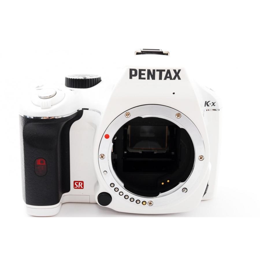 ペンタックス PENTAX K-x ホワイト ダブルズームセット 美品 SDカード
