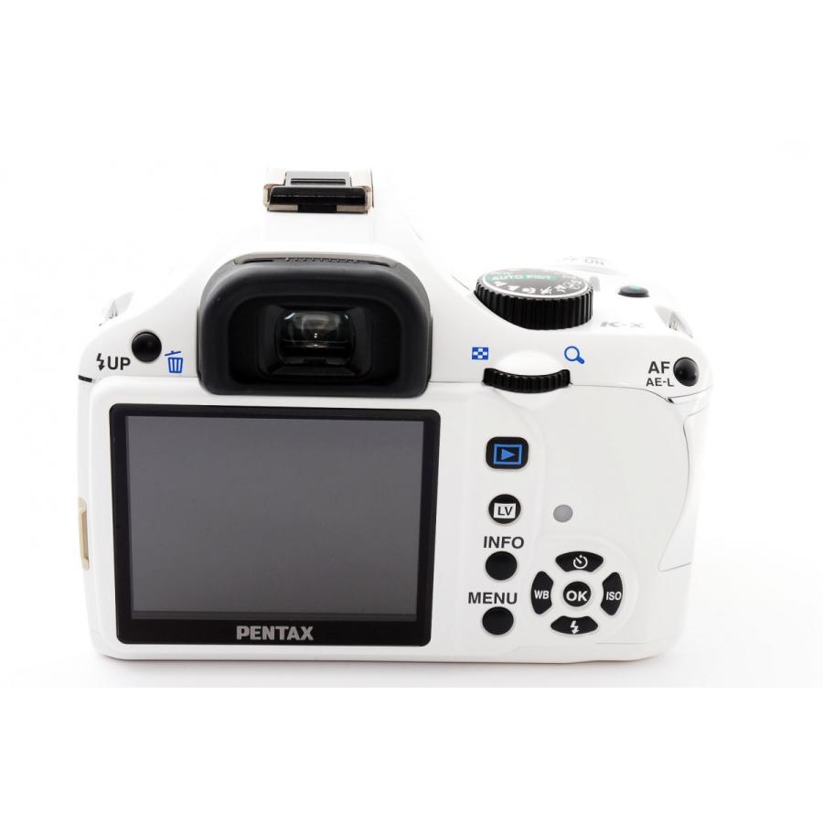 ペンタックス PENTAX K-x ホワイト ダブルズームセット 美品 SDカード