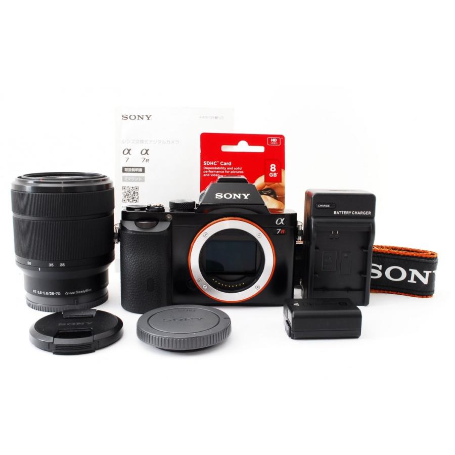 SONY ソニー α7R ILCE-7R アルファ7R レンズキット 美品 SD SONY ソニー α7R ILCE-7R アルファ7R レンズキット 美品 SD