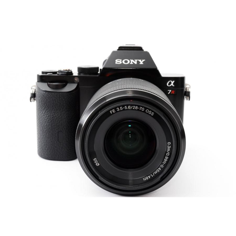 ソニー SONY α7R ILCE-7R アルファ7R レンズキット 美品 SDカード付き 