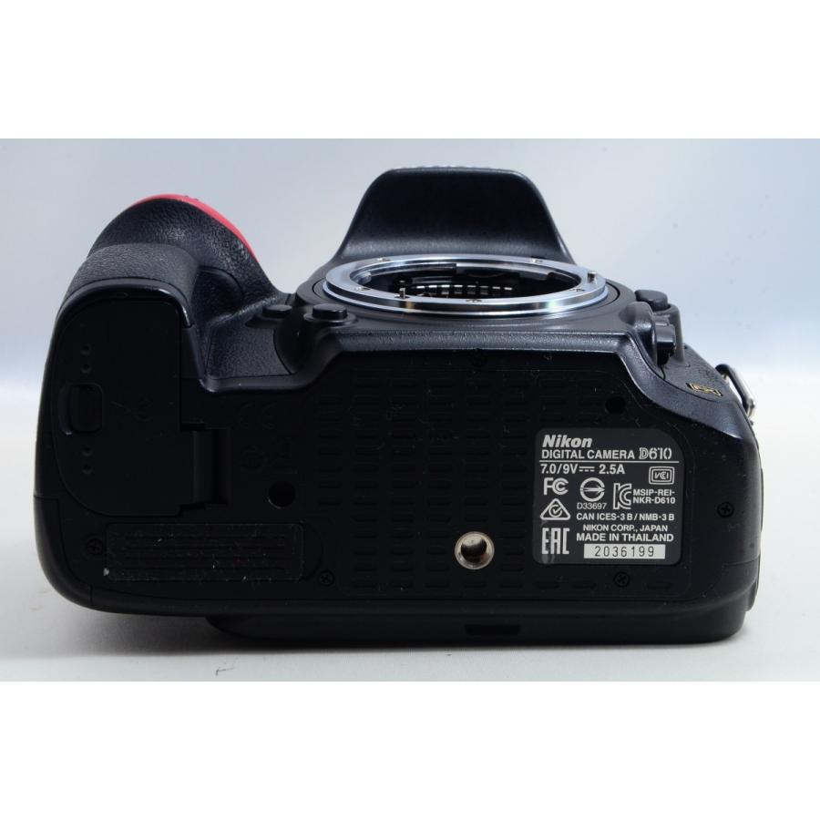 ニコン Nikon D610 標準&超望遠ダブルズームセット 美品 SDカード付で 