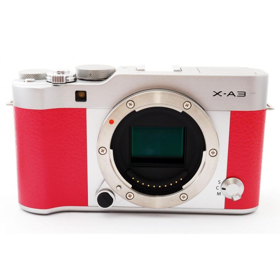 富士フイルム - 【中古】(フジフイルム) FUJIFILM X-A3 レンズキット FUJIFILM フジフィルム X-A3 ピンク レンズキット 美品 SDカード