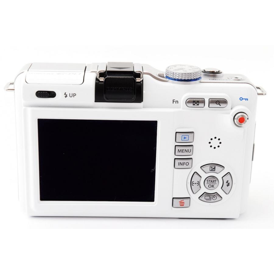 オリンパス（OLYMPUS） OLYMPUS E-PL1 ホワイト レンズセット 美品 SD