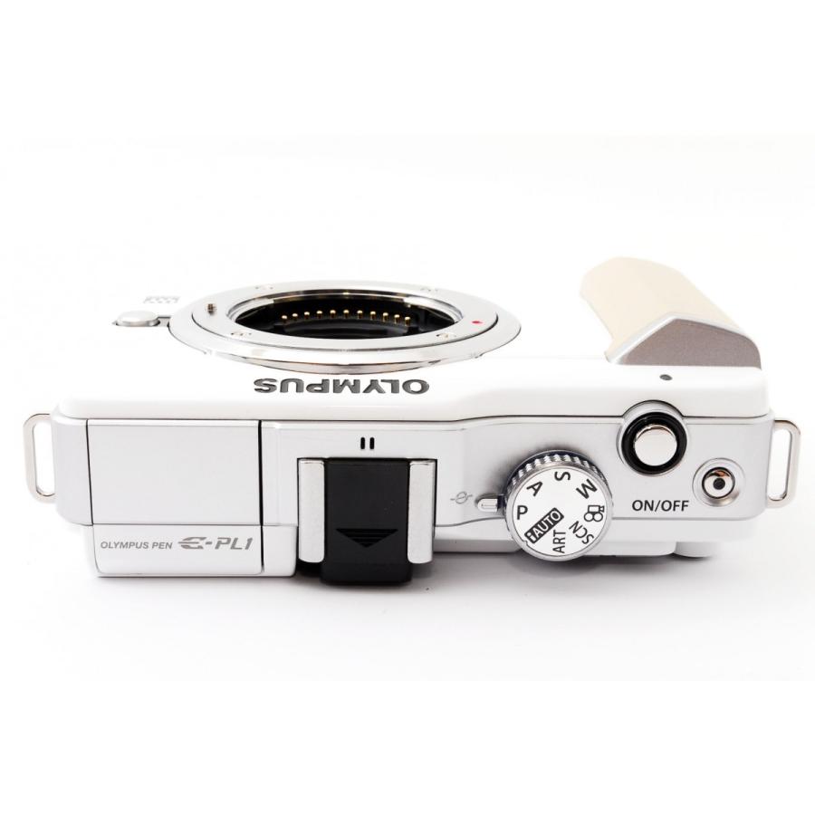 オリンパス OLYMPUS E-PL1 ホワイト レンズセット 美品 SDカード