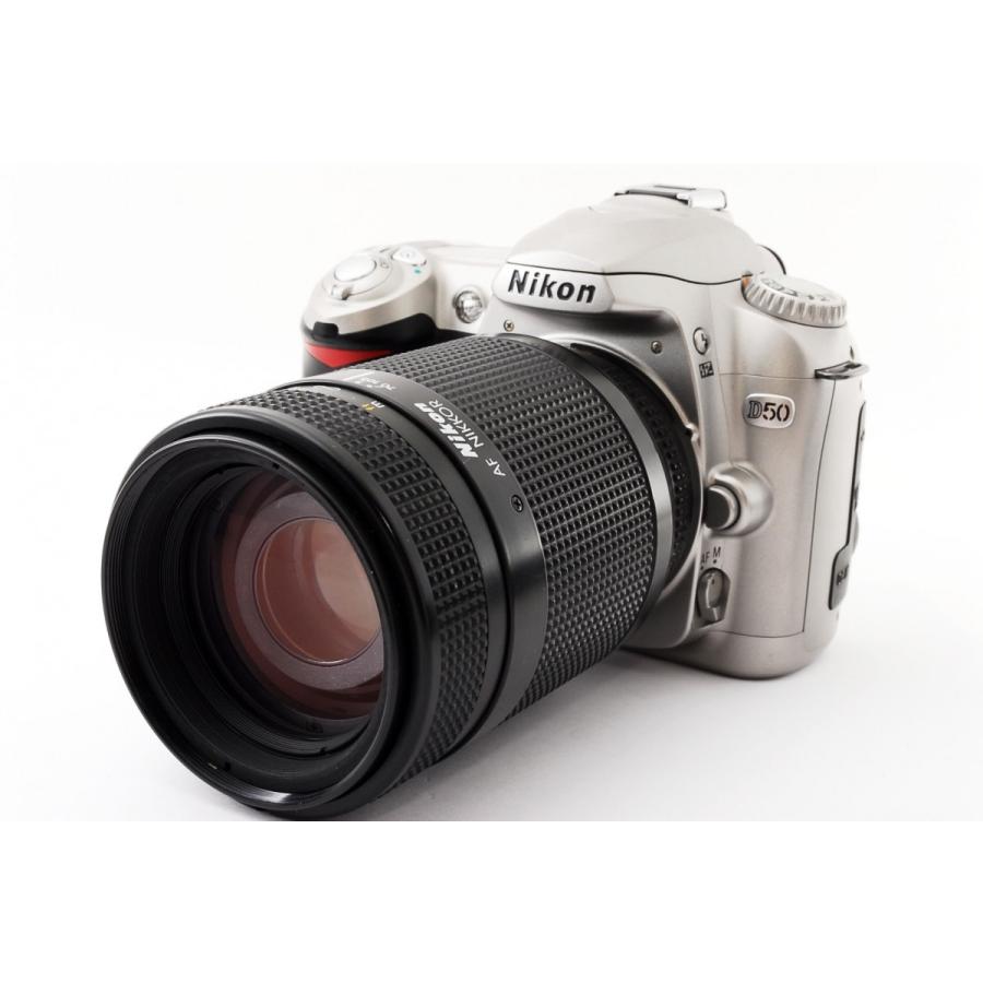 ニコン Nikon D50 標準&望遠 ダブルズームセット シルバー 美品 ニコン Nikon D50 標準&望遠 ダブルズームセット シルバー 美品