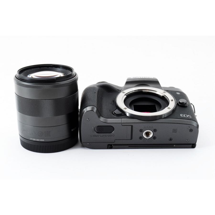 【美品】Canon キャノン EOS M5 レンズキット SDカード付き♪ キヤノン Canon EOS M5 ブラック レンズセット 美品 小型軽量 SD