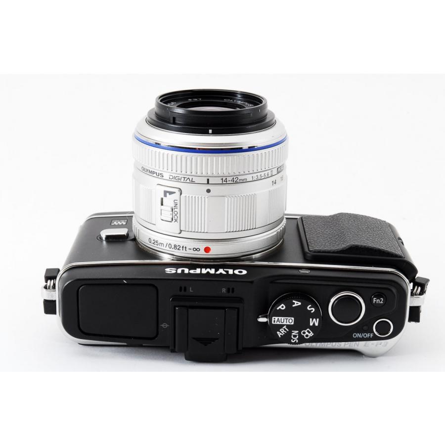 オリンパス OLYMPUS E-P3 レンズセット ブラック 美品 SDカード
