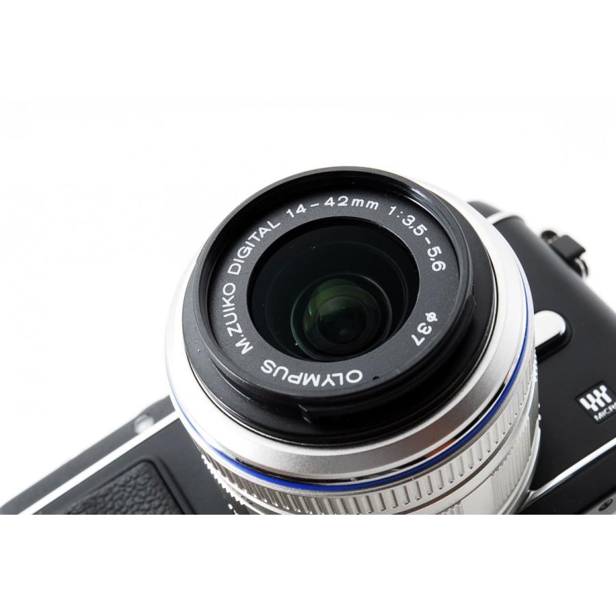 オリンパス OLYMPUS E-P3 レンズセット ブラック 美品 SDカード
