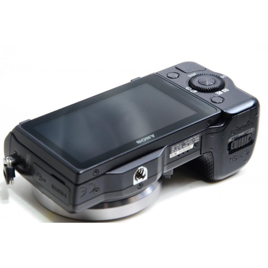 SONY ソニー NEX-5R ブラック ボディ 美品 SDカードストラップ SONY ソニー NEX-5R ブラック ボディ 美品 SDカードストラップ