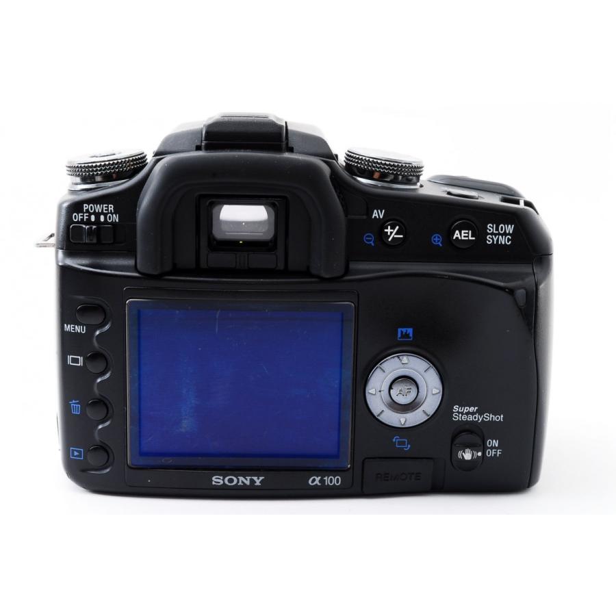 SONY ソニー α100 DSLR-A100 標準&望遠ダブルズームセット 美品 SONY ソニー α100 DSLR-A100 標準&望遠ダブルズームセット 美品