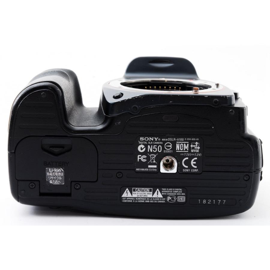 SONY ソニー α100 DSLR-A100 標準&望遠ダブルズームセット 美品 SONY ソニー α100 DSLR-A100 標準&望遠ダブルズームセット 美品