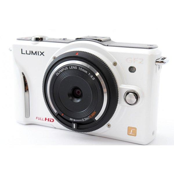 パナソニック DMC GF2 ホワイト　ボディ　動作良好 LUMIX 【中古】Panasonic パナソニック DMC-GF2 ホワイト + G