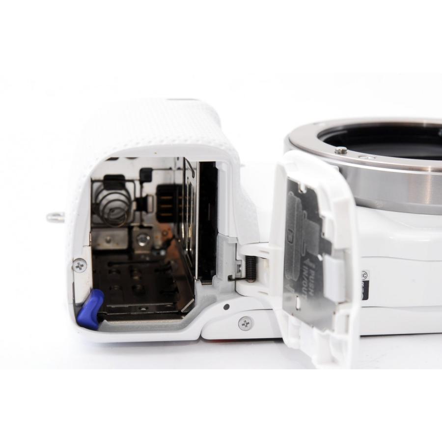 SONY ソニー NEX-5R レンズキット ホワイト 美品 Wi-FiでSDカード