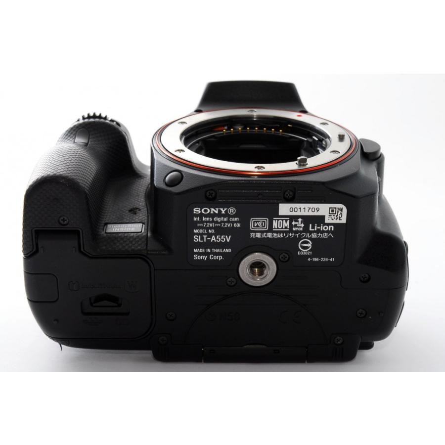 SONY（ソニー） α55 ダブルズームセット 美品 SDカード ストラップ付