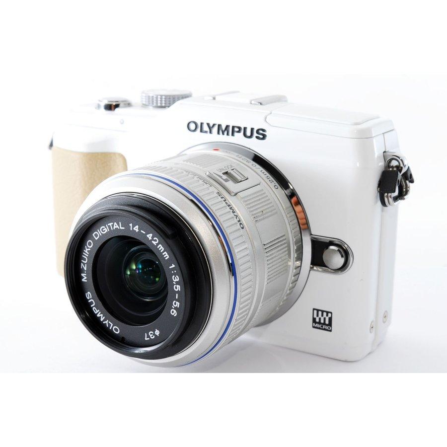 【希少】【動作確認済み】OLYMPUS E-PL2 レンズ/SDカード　32GB OLYMPUS PEN オリンパス ミラーレス Lite E-PL2 ブラック レンズ