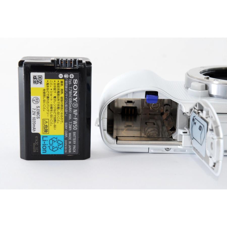 SONY ソニー Nex-C3 レンズキット ホワイト 美品 チルト可動式