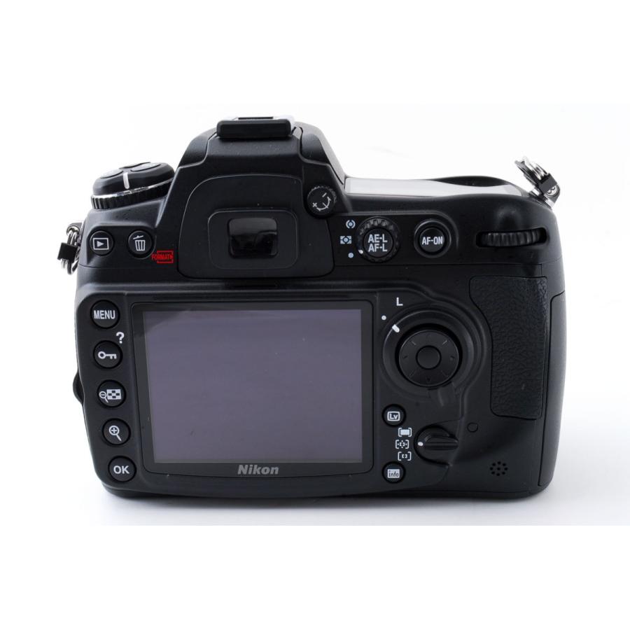 ニコン Nikon D300S ダブルズームセット ブラック 美品 一眼レフSDカードストラップ付き <プレゼント包装承ります>｜camera-fanksproshop｜04