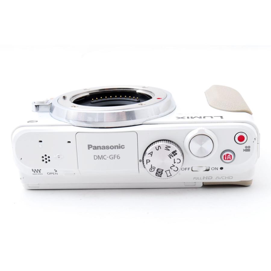 GF6 ホワイト レンズキット Panasonic ミラーレス パナソニック LUMIX DMC-GF6 レンズキット
