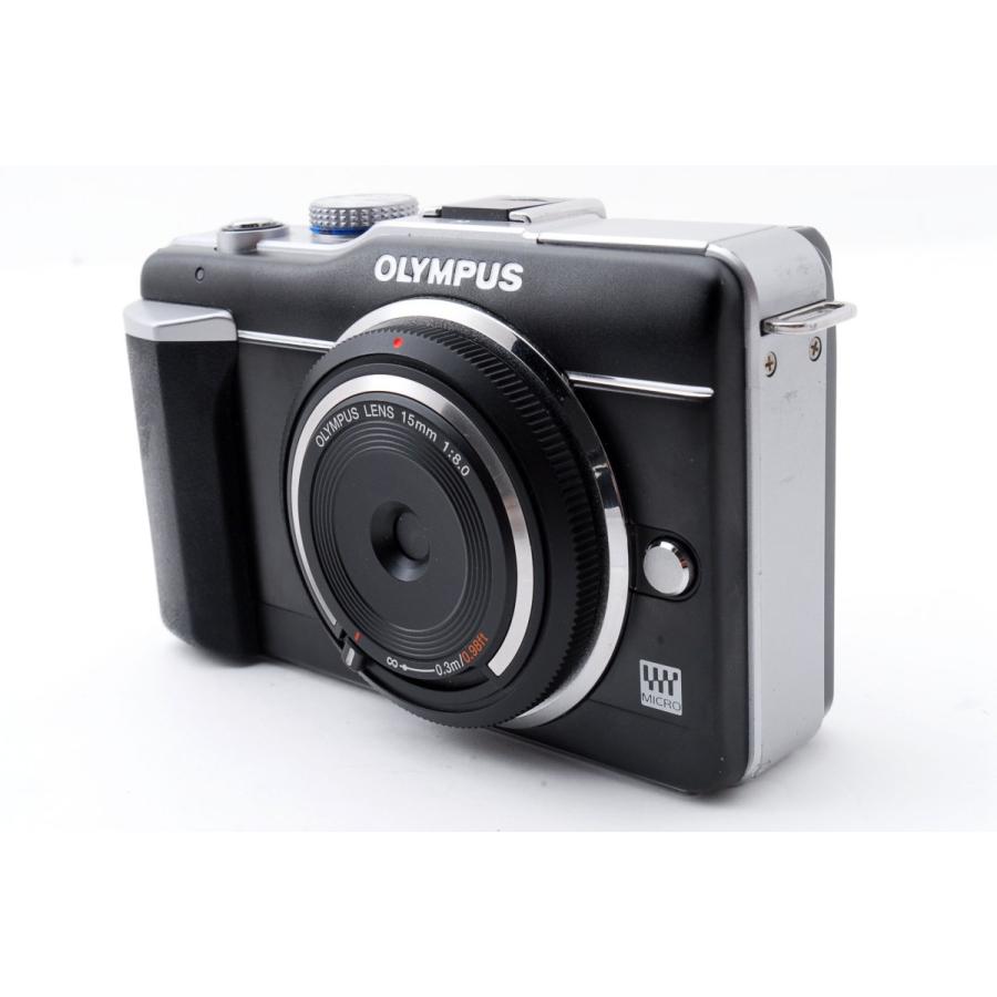 オリンパス（OLYMPUS） OLYMPUS E-PL1 レンズセット ブラック 美品 SD