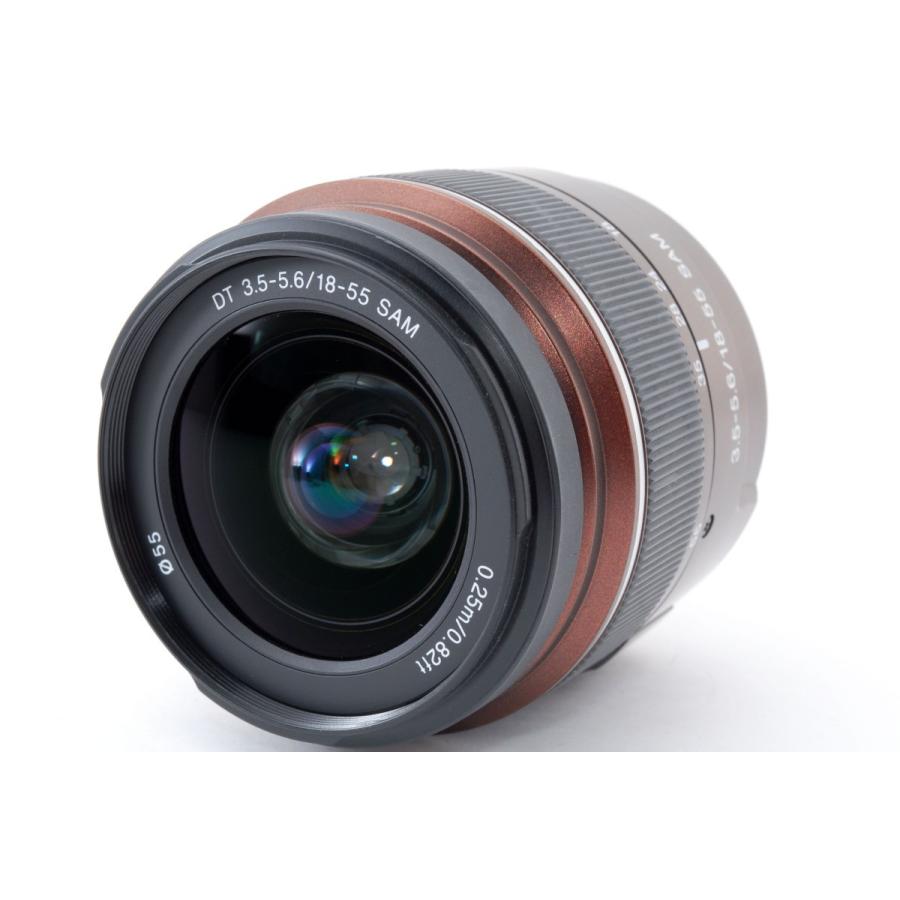 SONY ソニー SAL1855 DT 18-55mm SAM F3.5-5.6 ブラウン 美品 A