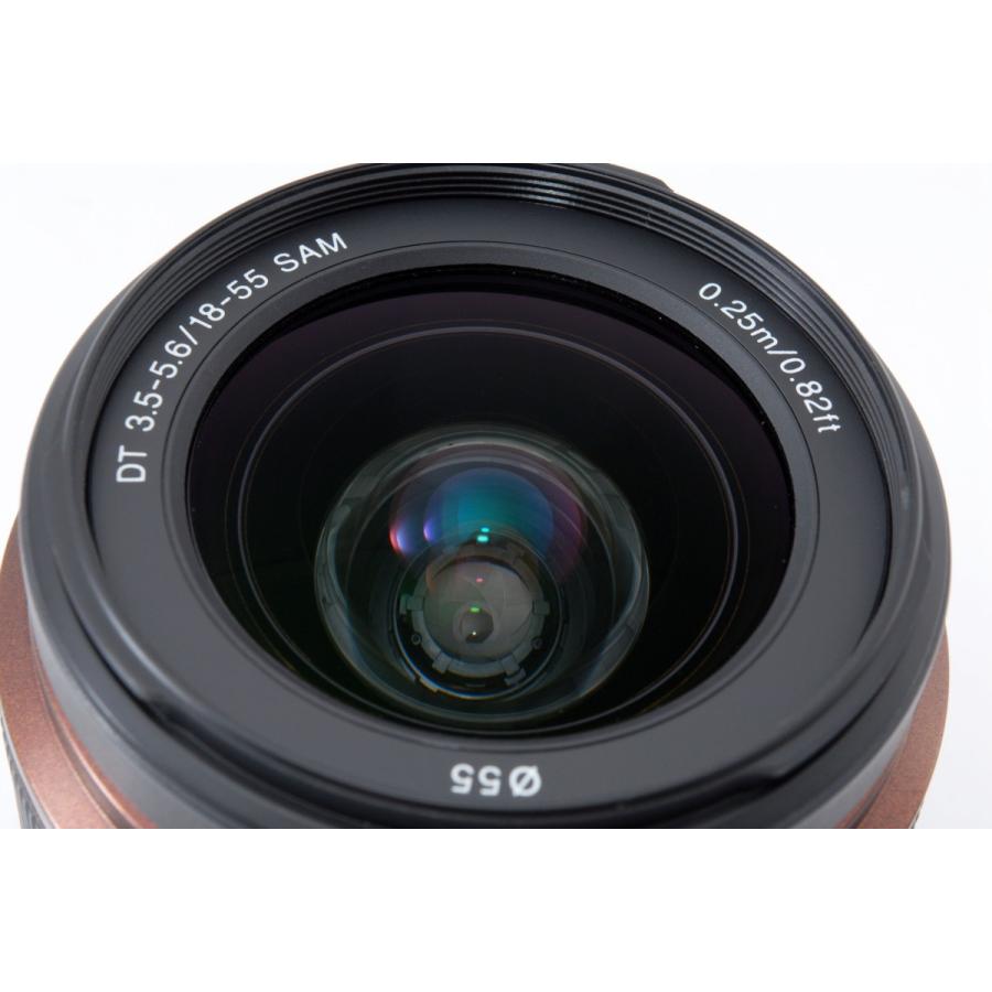 SONY ソニー SAL1855 DT 18-55mm SAM F3.5-5.6 ブラウン 美品 A