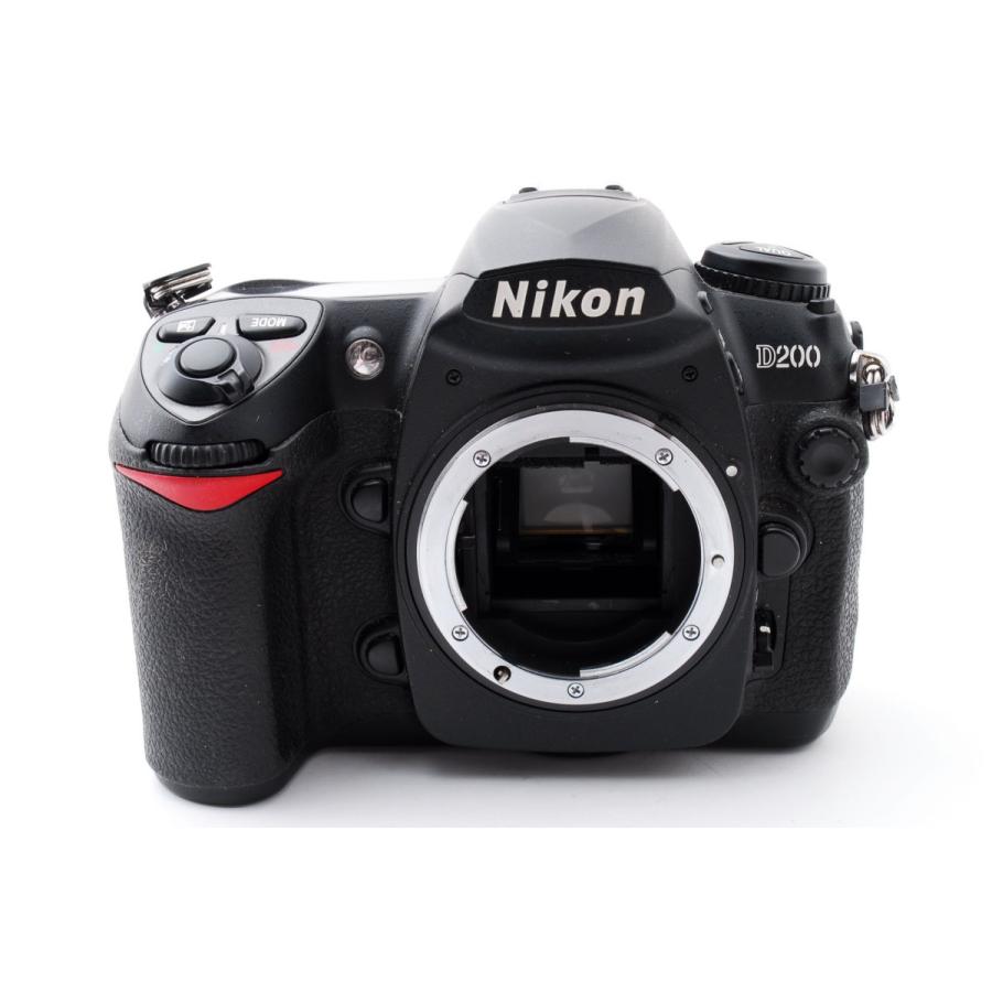 ニコン Nikon D200 標準&超望遠ダブルズームセット 美品 一眼レフ初心者に最適 ストラップ付き :736:カメラFanks