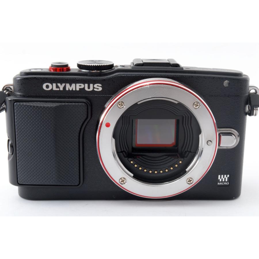 オリンパス OLYMPUS Pen Lite E-PL6 レンズセット ブラック 美品 自分