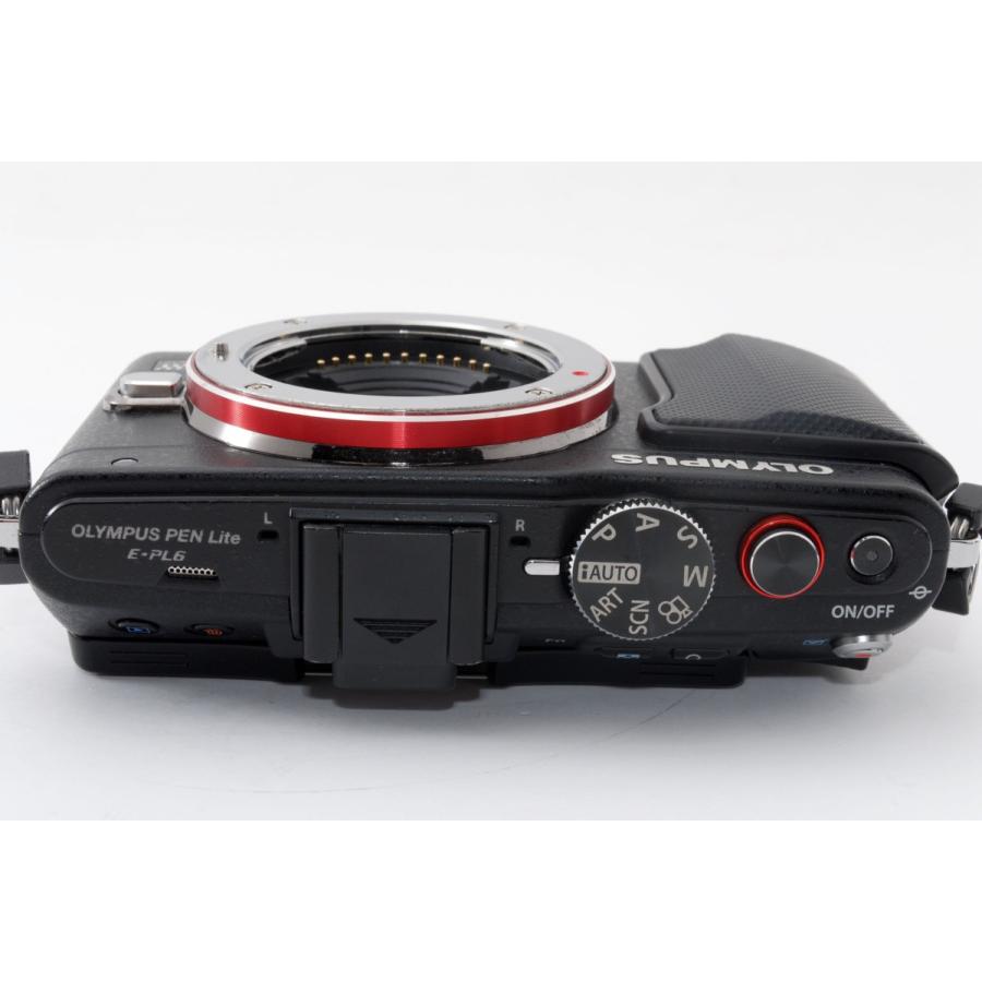 オリンパス OLYMPUS Pen Lite E-PL6 レンズセット ブラック 美品 自分