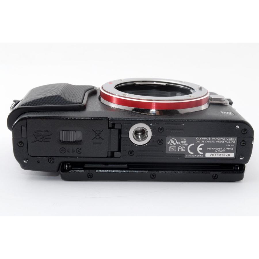 オリンパス OLYMPUS Pen Lite E-PL6 レンズセット ブラック 美品 自分