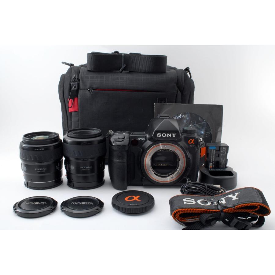 SONY ソニー α900 DSLR-A900 ダブルズームセット ブラック 美品 SONY ソニー α900 DSLR-A900 ダブルズームセット ブラック 美品