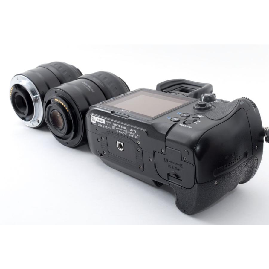 SONY ソニー α900 DSLR-A900 ダブルズームセット ブラック 美品 SONY ソニー α900 DSLR-A900 ダブルズームセット ブラック 美品