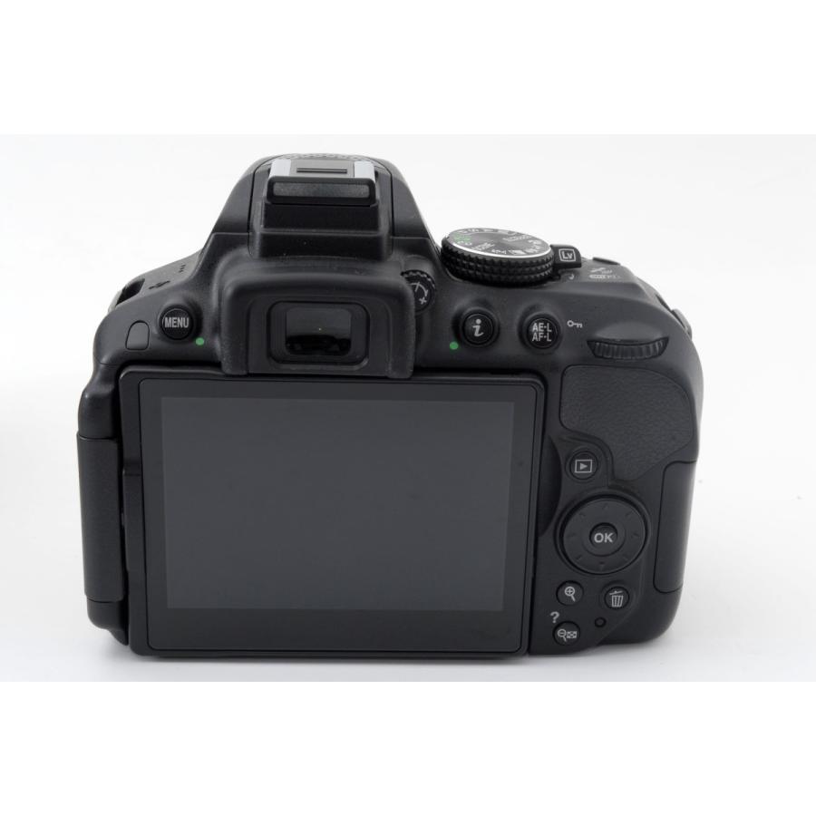 美品❤️Nikon D5300 ダブルレンズ 箱付き WiFi転送機能搭載 人気 ニコン Nikon D5300 ダブルレンズセット ブラック 美品 スマホへ